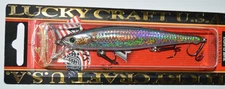 lucky craft flash pointer 115  4.5" slow suspending jerkbait ms american shad