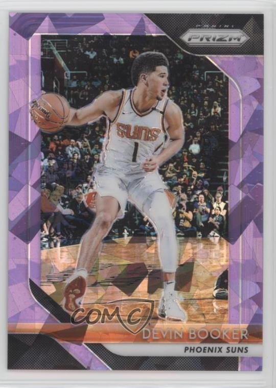 2018-19 Panini Prizm Purple Ice Prizm 79/149 Devin Booker #11 04u1