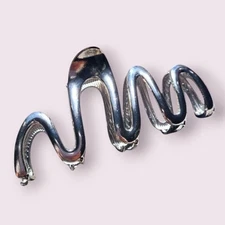 Elegant Women Hair Clips Claw Large Geometric Metal Hollow Out Hair Accessories