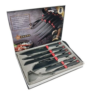 Five Cows High Grade 8pc Kitchen Knife Set