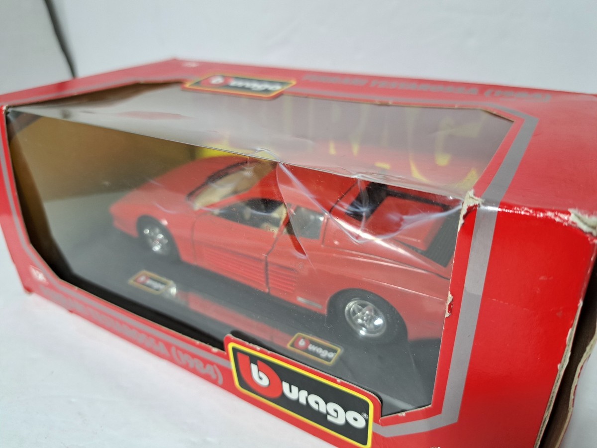 Ferrari Testarossa (1984) Burago Diecast 1/24 NEW NIB Italy | eBay