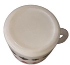 Vintage Milk Glass Coffee Mug Playing Card Suits Poker Bridge Federal Fire King — photo 4