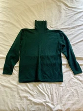 Field Manor | Fall Winter Turtle Neck Sweater | MED | TUR