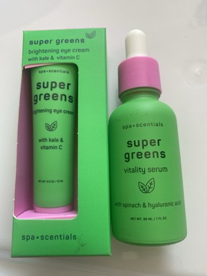 Spa Scentials Super Greens Vitality Serum & Brightening Eye Cream