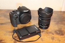 Canon EOS 750D 24.2MP Camera with 18-55mm F4-5.6 IS STM Lens - MINT - FREE POST