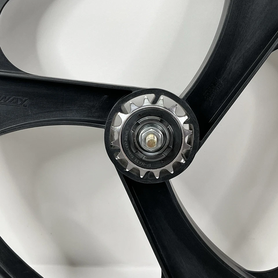 Ruedas Skyway Mag de 3 radios negras 1ª generación 20" BMX Old School con SF-MX30 DE COLECCIÓN Foto 4 de 4