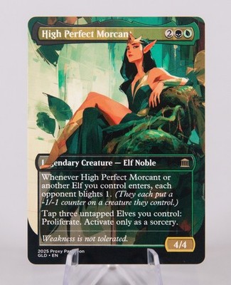 High Perfect Morcant | Handmade Borderless Designed Art Card