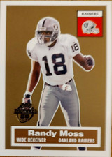 Randy Moss Topps Promo Card # 10 of 22