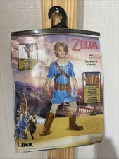 Link Legend of Zelda Costume 14-16 Boy  s Dress Up Halloween Nintendo New
