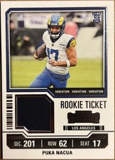 2023 Panini Contenders - Rookie Ticket Swatches Puka Nacua #TS13 (MEM, RC)