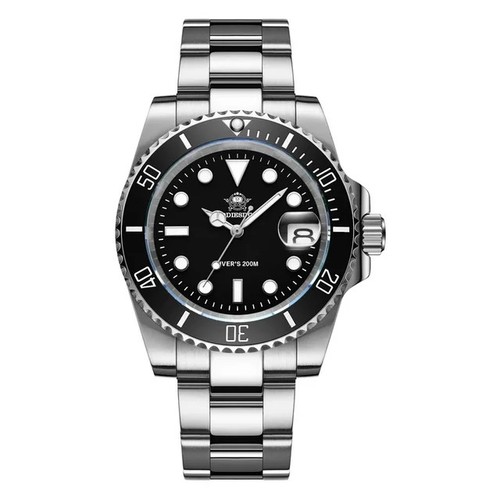MY-H3-2 Men's Diver Quartz Watch 41mm Fashion Stainless Steel Wristwatch - 第 8/16 張圖片