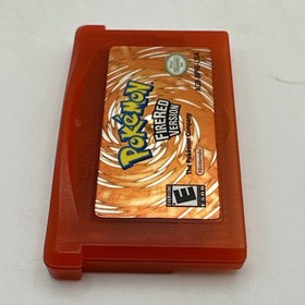 Pokemon FireRed Version Nintendo Gameboy Advance 2004 GBA Authentic Tested Saves