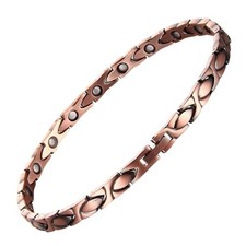 Pure Copper Bracelet for Women Arthritis Therapy Magnetic Bracelet Pain Relief