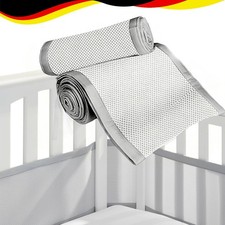 Babybett Bettumrandung Umrandung Atmungsaktivem 340 cm x 30 cm + 160 cm x 30 cm