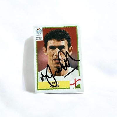 SIGNIERTER Martin Keown Sticker, Euro 2000 Sticker, mit COA