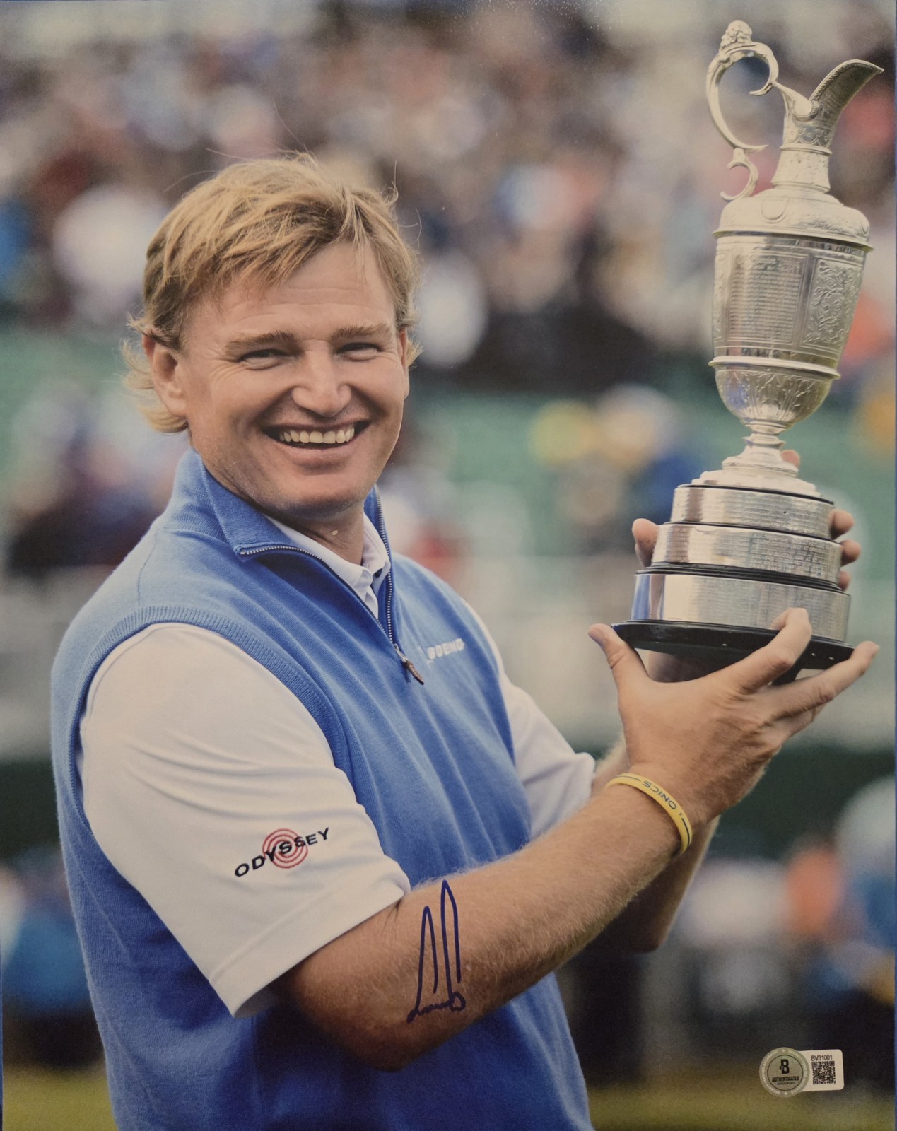 Ernie Els Autographed Signed US Open Golf Championship 11x14 BAS COA 