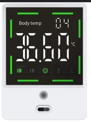 No Contact Automatic Body Temperature Detector  IR Sensor wall-mounted