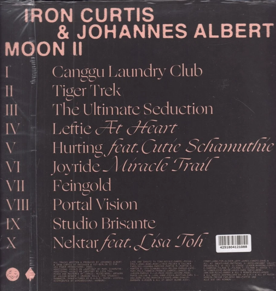 Iron Curtis & Johannes Albert Moon II LP vinyl Germany Frank Music 2020 lp - Image 2 of 2