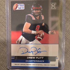 2022 Leaf Pro Set Draft - Drew Plitt #PSA-DP1 Rookie Autograph Football