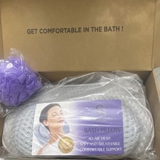 Select Soma Bath Pillow 4D Air Mesh White Soft Breathable Comfortable Support