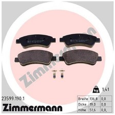 Satz Bremsbeläge Bremsklötze vorne für Peugeot 207 SW WK 207+ WA 24017952