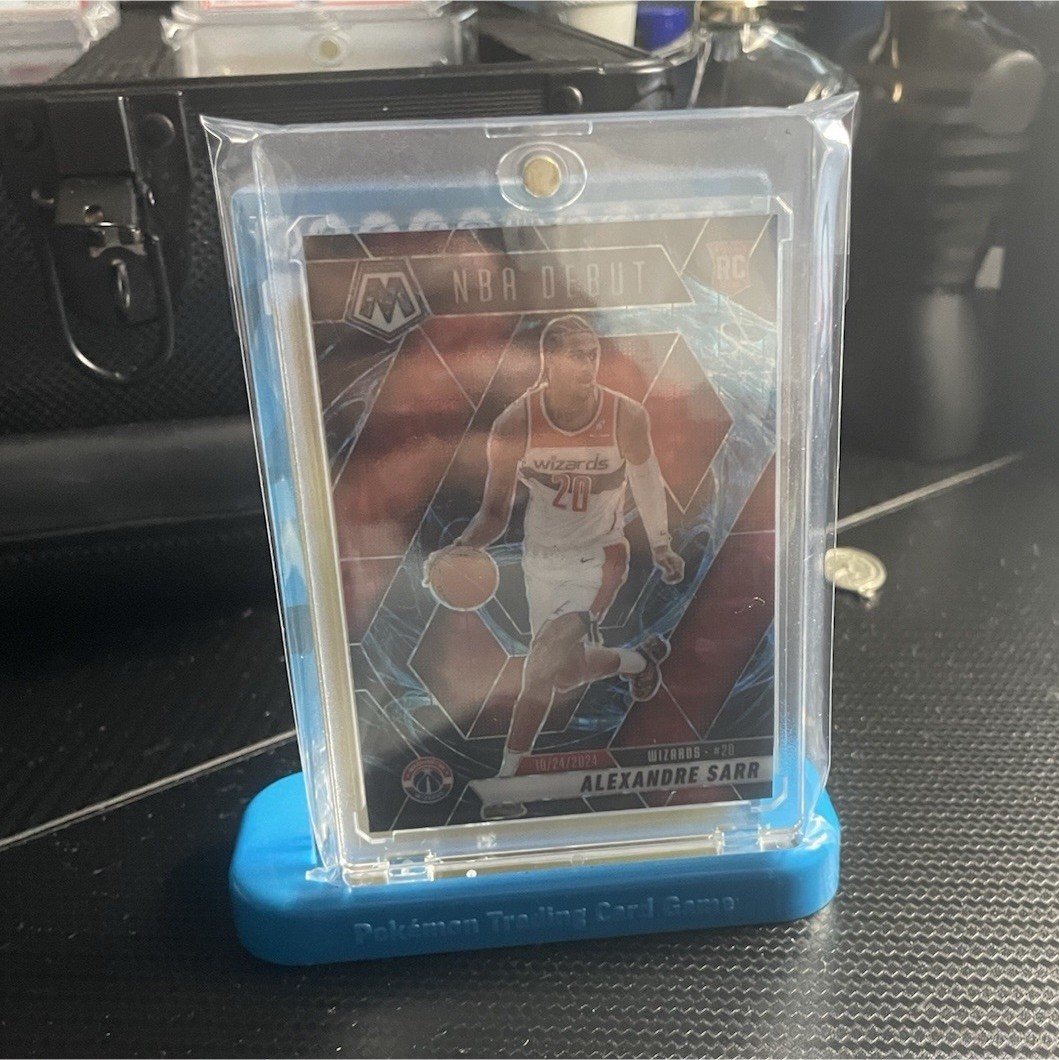 2024-25 Panini Mosaic NBA Debut Genesis Alexandre Sarr Rookie #254 Wizards Card