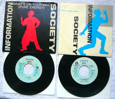 INFORMATION SOCIETY  7'' PROMO RECORD SET 1988  Never Played