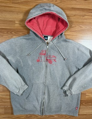 Vintage Paul Frank hoodie 90s thrashed full zip L/XL rickshaw tuk tuk