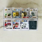 Funko Bitty Pop! Mixed Lot of 8 with 2 Shelves (Star Wars, Marvel, TMNT, More)