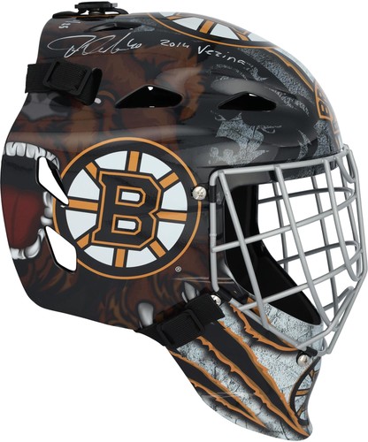Tuukka Rask Boston Bruins Signed Replica Goalie Mask w/Vezina Insc - LE #1/25 - 第 1/2 張圖片