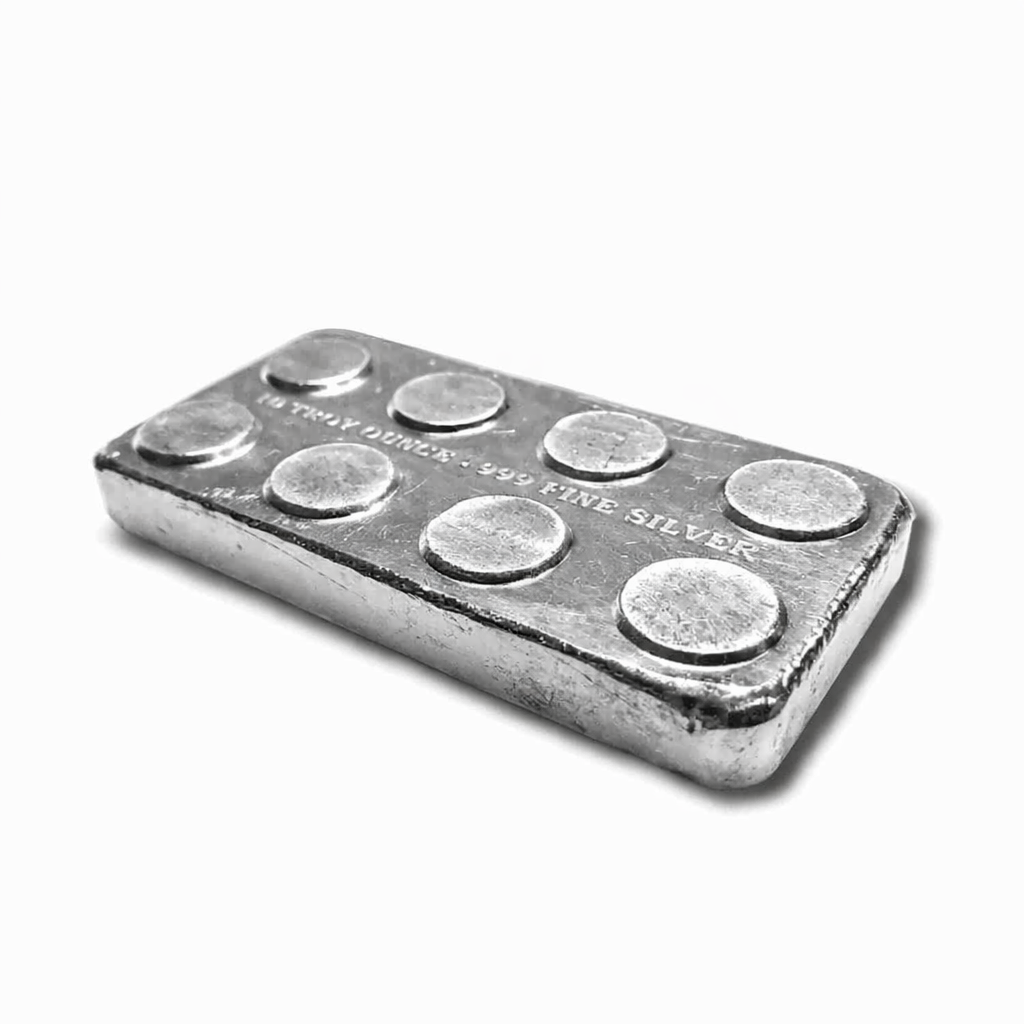 🌟 LEGO Building Block - 10 oz Silver Bar .999 Fine 🌟 | eBay