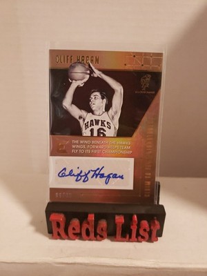 2017-18 Essentials Claim to Fame Signatures Auto #CF-CHG Cliff Haga 86/99 Hawks