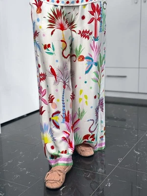 MILANO ITALY - Wideleg Pants Paradise / sand-multicolour - Bild 1 von 4