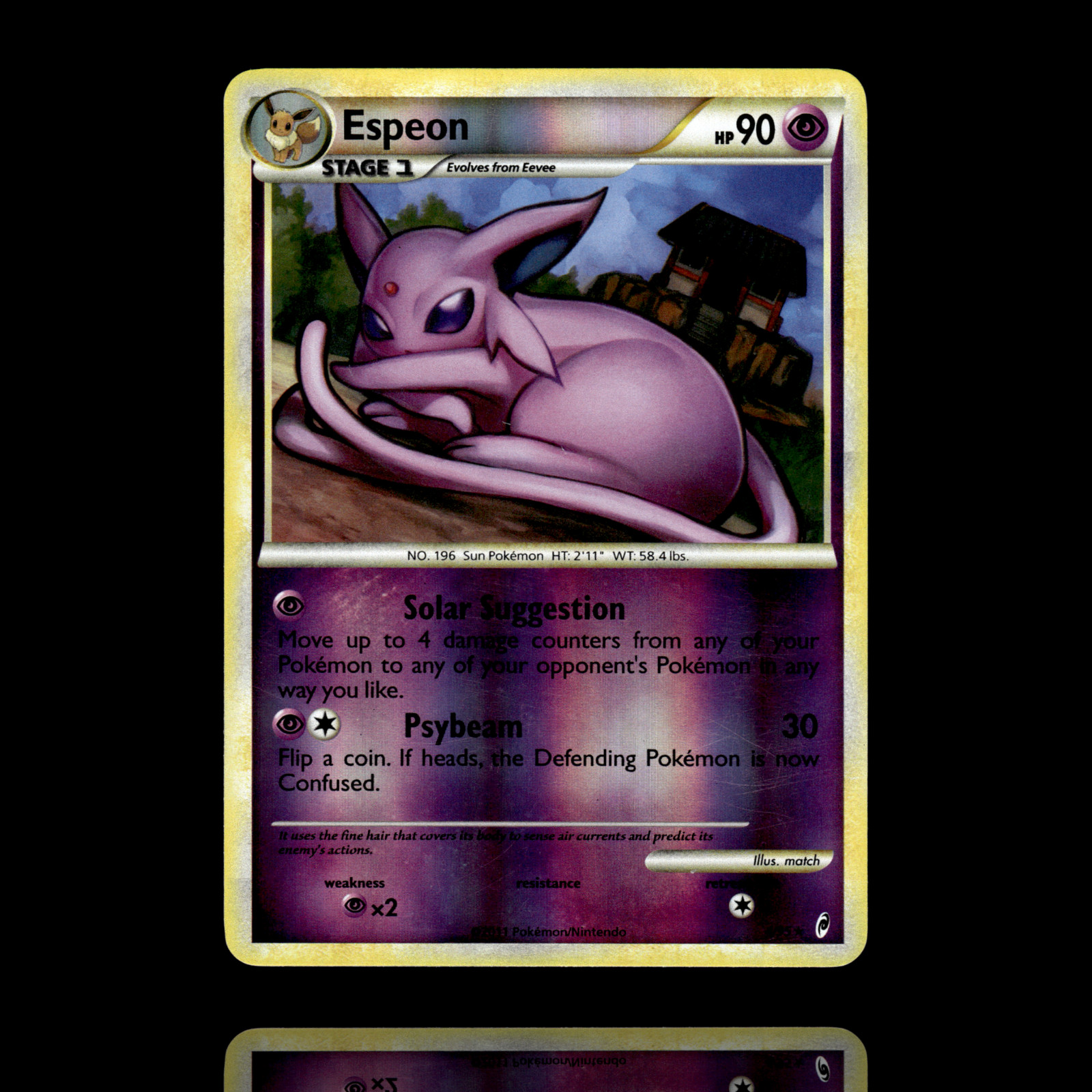 ▸ Espeon | Call of Legends | Reverse Holo Rare | 4/95 | NM