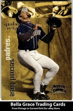 1999 SkyBox Thunder #24 Quilvio Veras San Diego Padres MLB Baseball