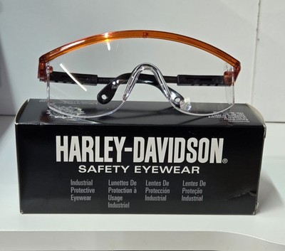 Harley-Davidson Saftey Glasses - HD200 Clear Lens Hardcoat - Made In USA - NEW
