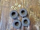 Complete Set Of 4-Feet, Screws, & Springs For Technics Turntable SL-QD33 DD33