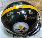 NICE AUTOGRAPHED Steelers Dan Kreider Mini Helmet JSA COA "The Bus Driver"