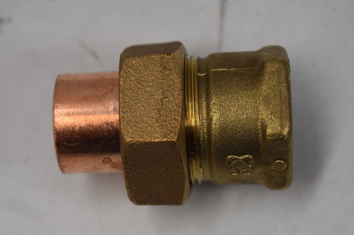 Nibco 3/4" x 3/4" Lead Free Copper Sweat Female Union CXF22450 Union Cast