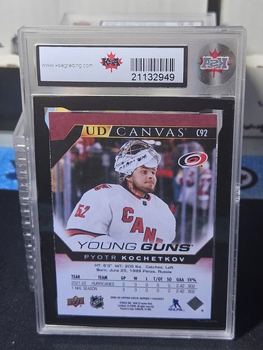 22-23 UD Canvas Pyotr Kochetkov Young Guns 🚨🚨🚨 KSA 10 Pristine Gem Mint - Picture 2 of 2