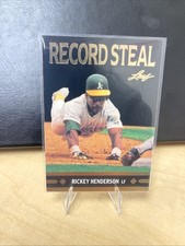 1991 Leaf Baseball - RICKEY HENDERSON #BC26 
