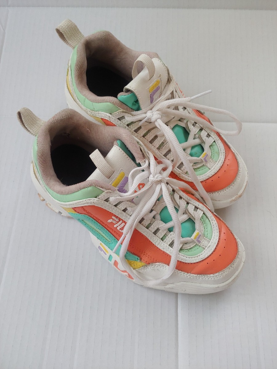 FILA Disruptor II Women's Sneaker Leather/Synthetic upper White US