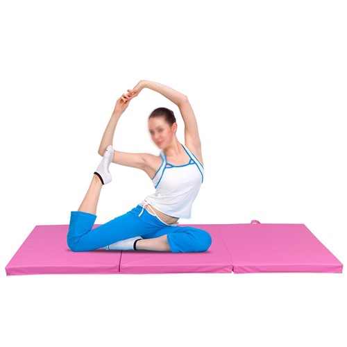 Dreifach faltbare dicke Übungsmatte Training Workout rutschfeste Yoga Gymnastikmatten 4 Farben - Bild 15 von 48