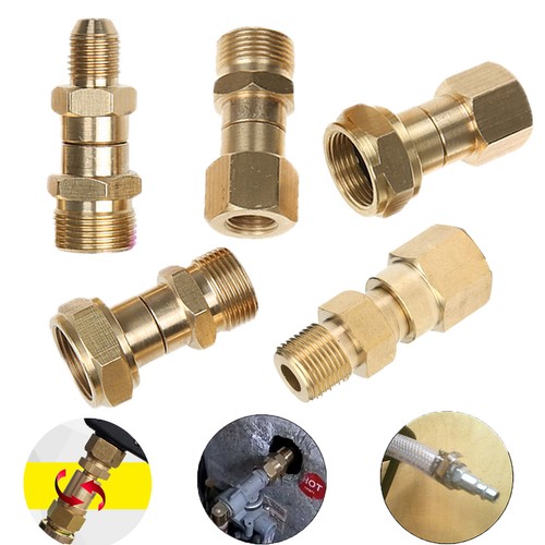 Swivels Brass Hose Coupling Thread Adapter for Power Pressure Washer