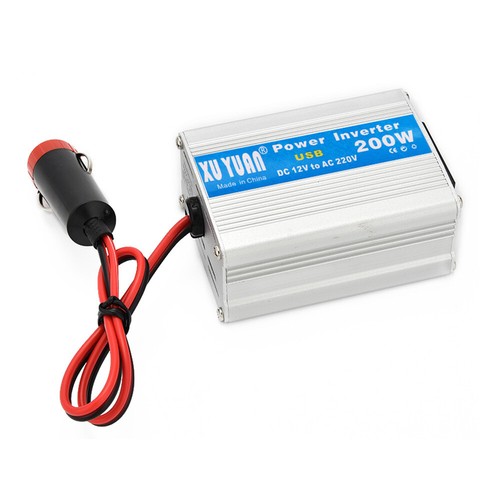 200W Power Inverter DC 12V to AC 220V Car Sine Wave Converter USB Port f - Picture 2 of 8