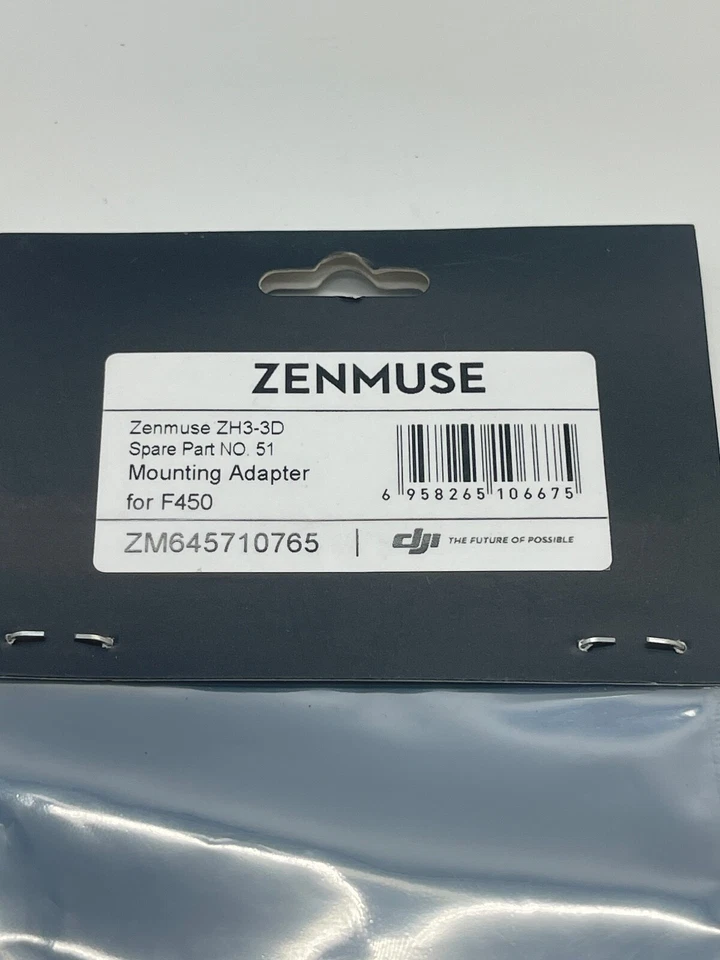 DJI Zenmuse ZH3-3D Mounting Adaptor For F450 Part#No.51 - Image 3 of 3