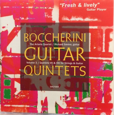 Boccherini Guitar Quintets - Volume 3 (CD 2002 Classical Express) *Very Good*