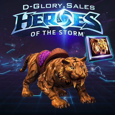 Comprar Heroes of the Storm - Golden Tiger Mount (DLC) Battle.net