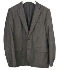 HUGO BOSS The Jam/Sharp Blazer Men's EU 52 Lined Wool Pinstriped Notch Lapel