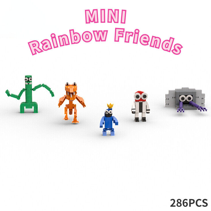 Roblox Rainbow Friends Doors Building Blocks Figure Assemble Model Bricks  Toys Desktop Ornaments For Children Kids Fans Birthday Gifts